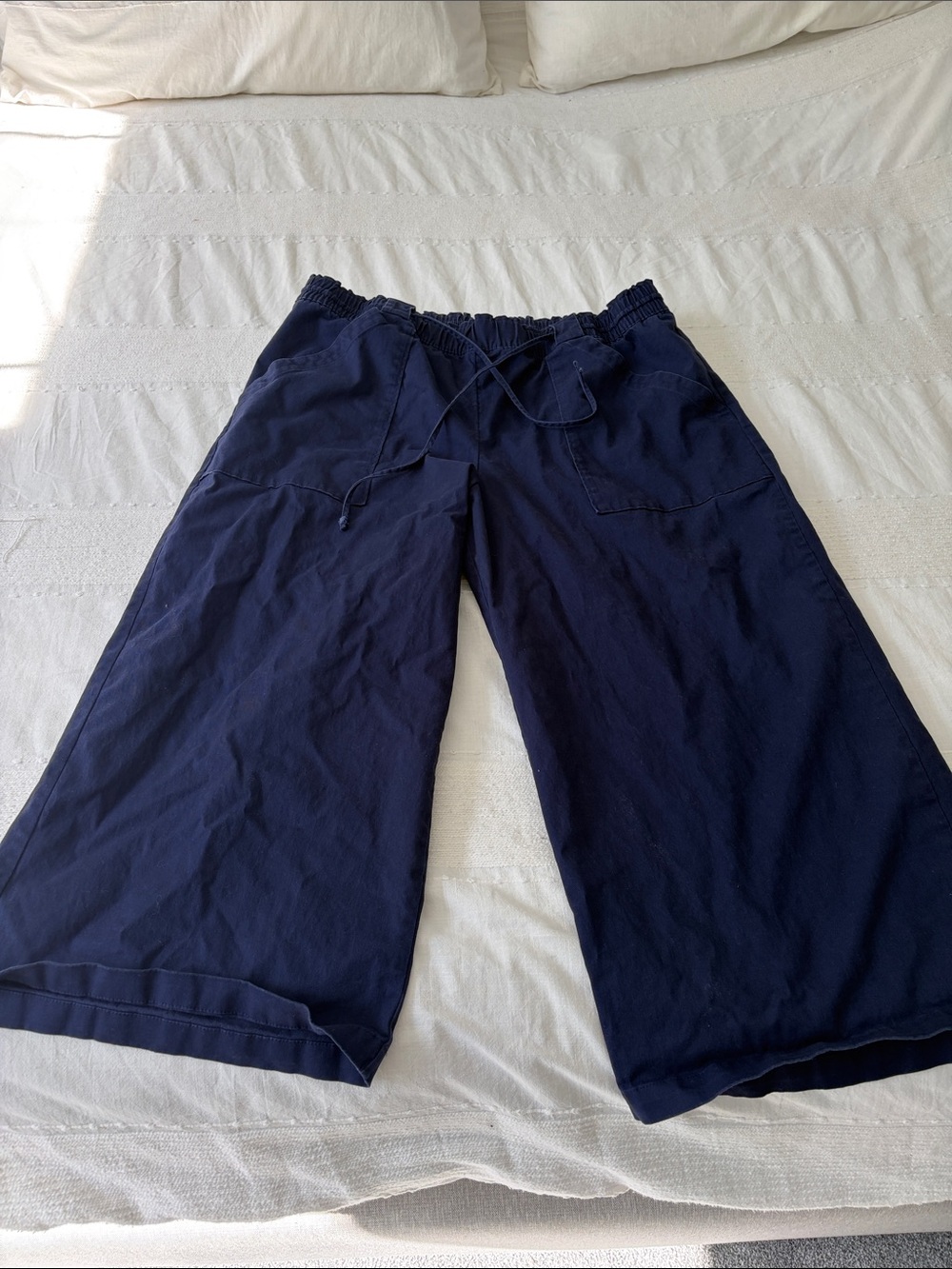Ava & Viv Dark Blue Cropped Pants
